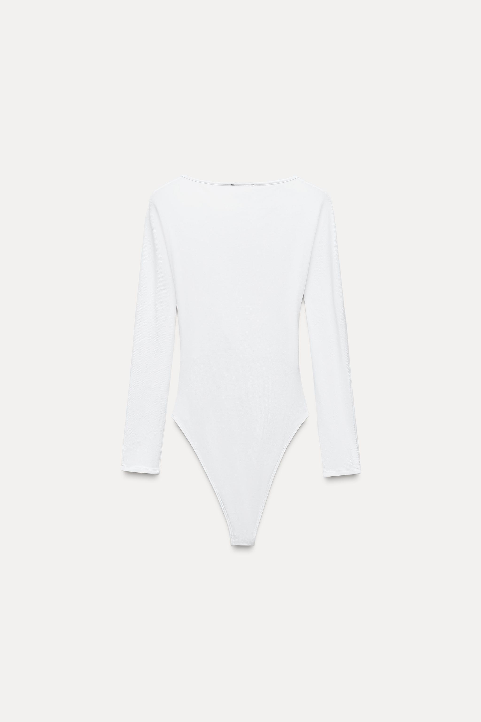 DRAPED WRAP BODYSUIT Product Image