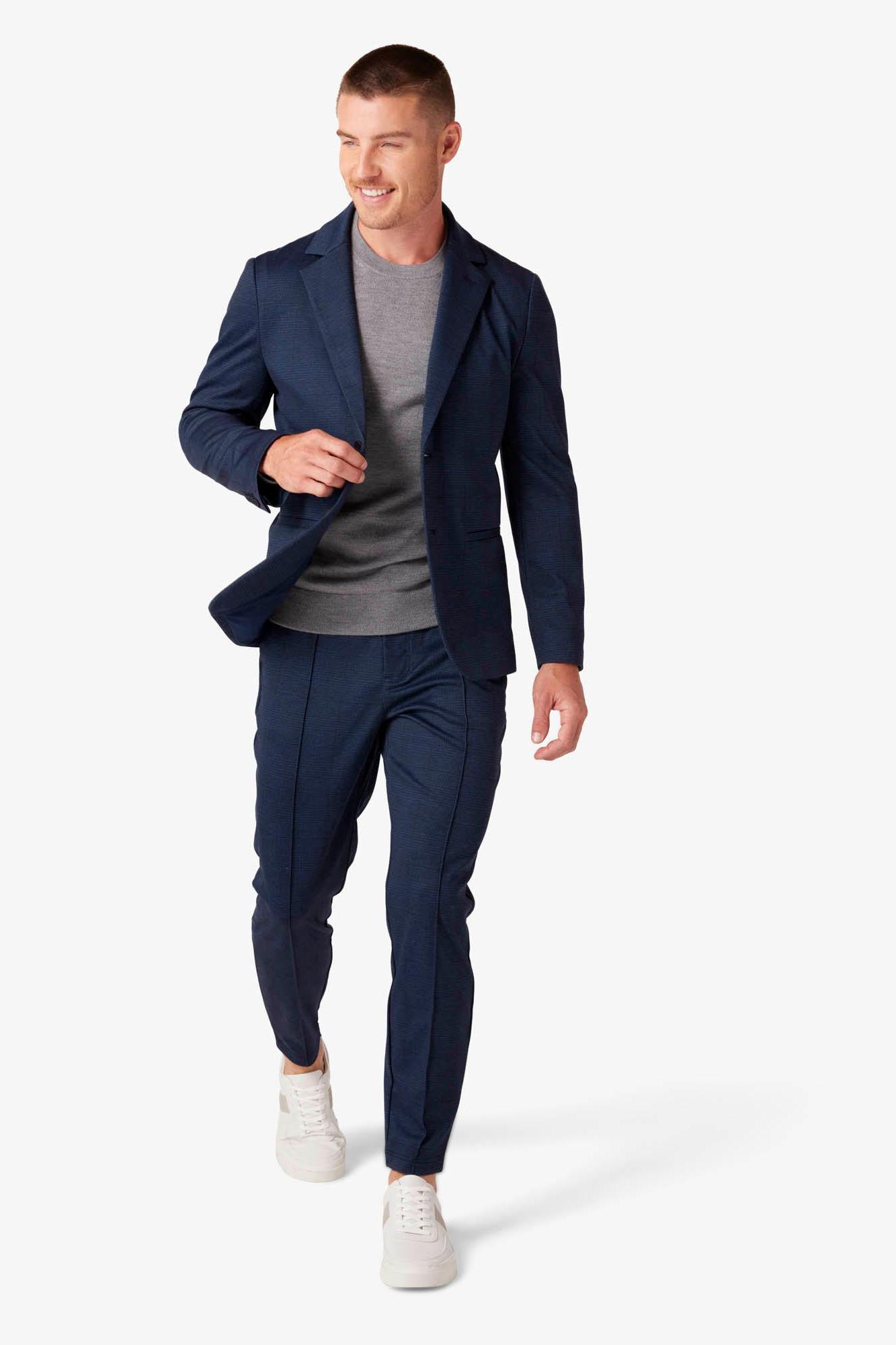 Parker Blazer- Navy Prince of Wales Product Image