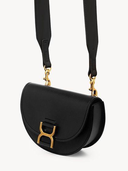 Mini Marcie flap bag in soft leather Product Image