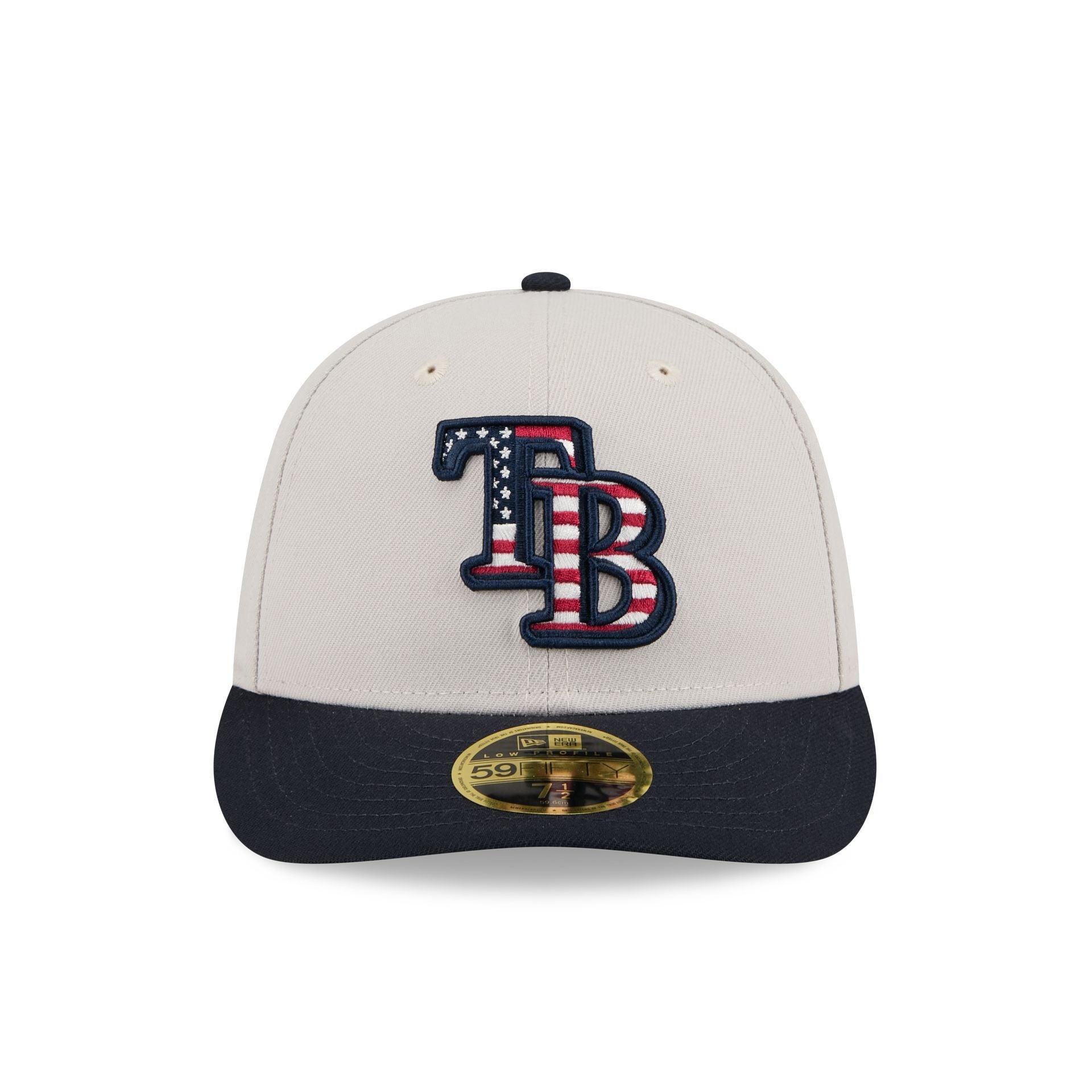 Tampa Bay Rays Independence Day 2024 Low Profile 59FIFTY Fitted Hat Male Product Image