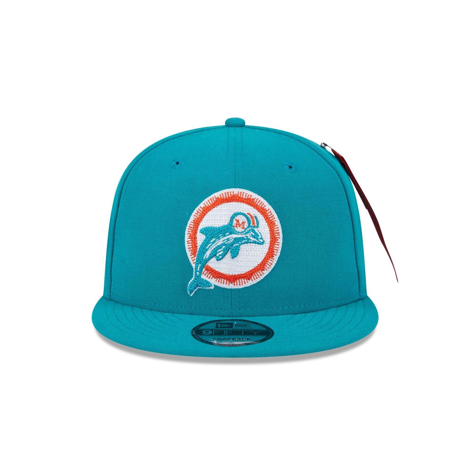 Alpha Industries x Miami Dolphins Historic Teal 9FIFTY Snapback Hat Male Product Image