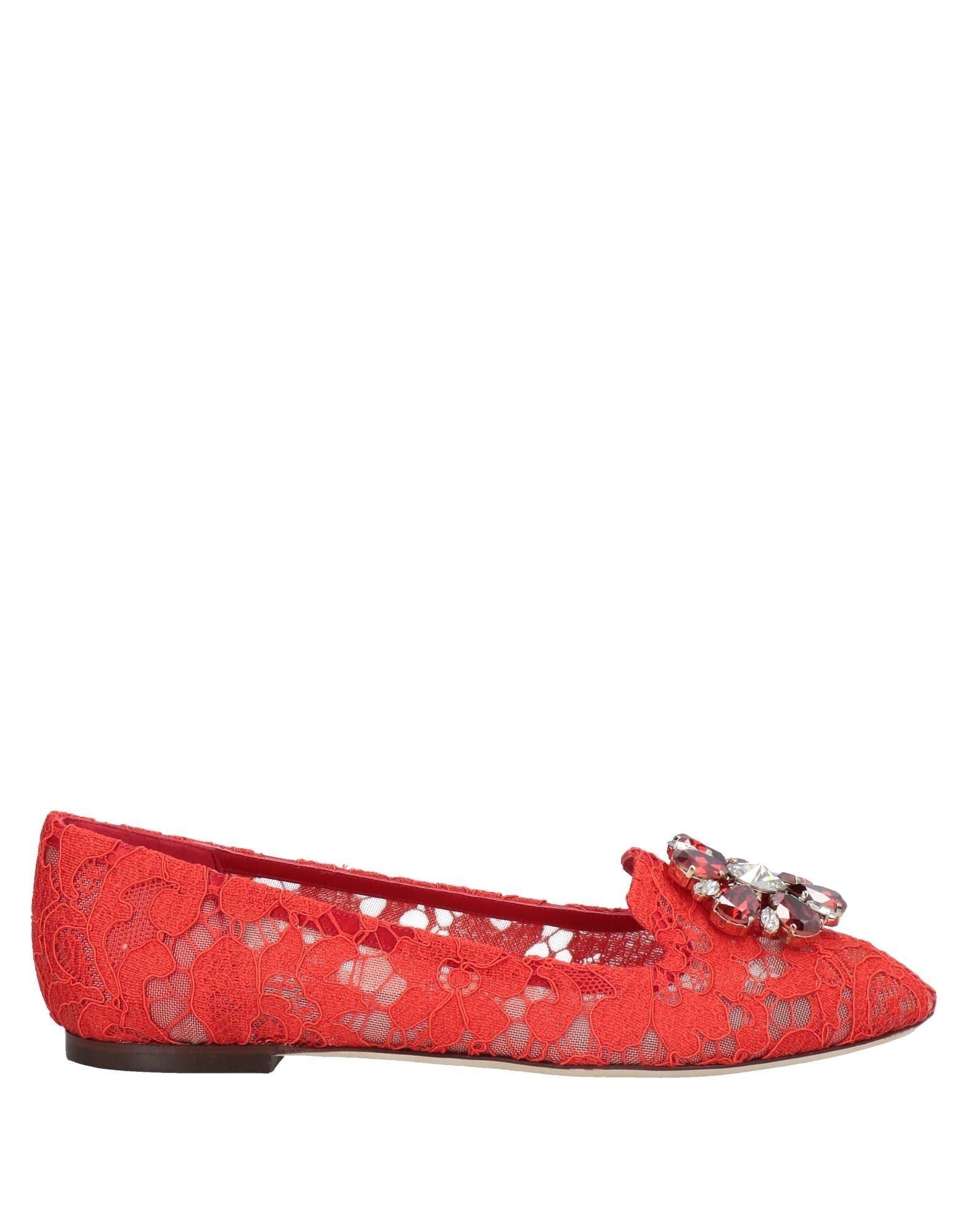 DOLCE & GABBANA Loafers In Red Product Image