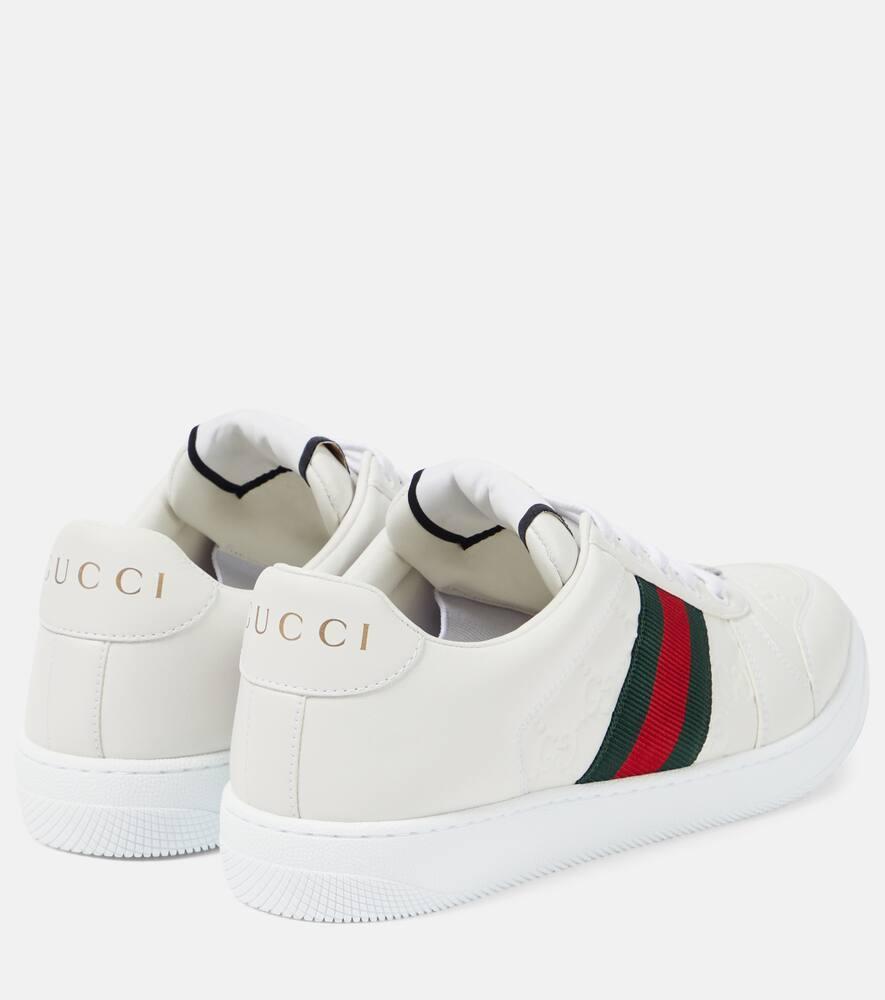 Screener Leather Sneakers In White Product Image