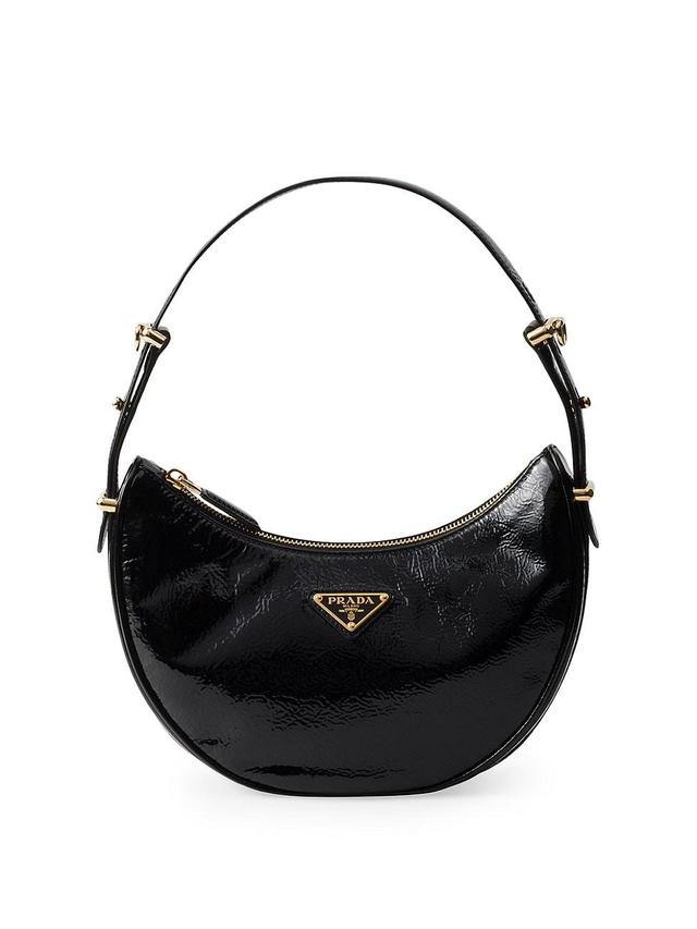 Womens Arqu Naplak Patent Leather Shoulder Bag Product Image