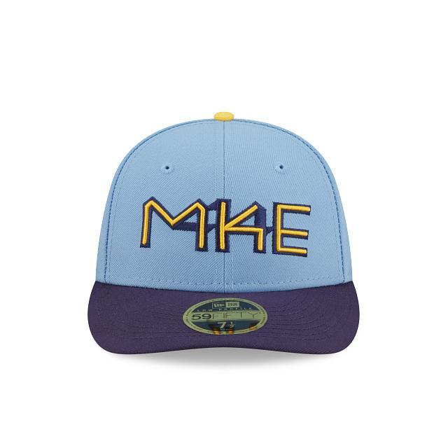 Milwaukee Brewers City Connect Low Profile 59FIFTY Fitted Hat Male Product Image