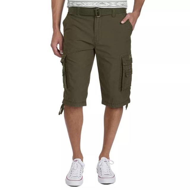 Mens Unionbay Cordova Messenger Belted Cargo Shorts Product Image