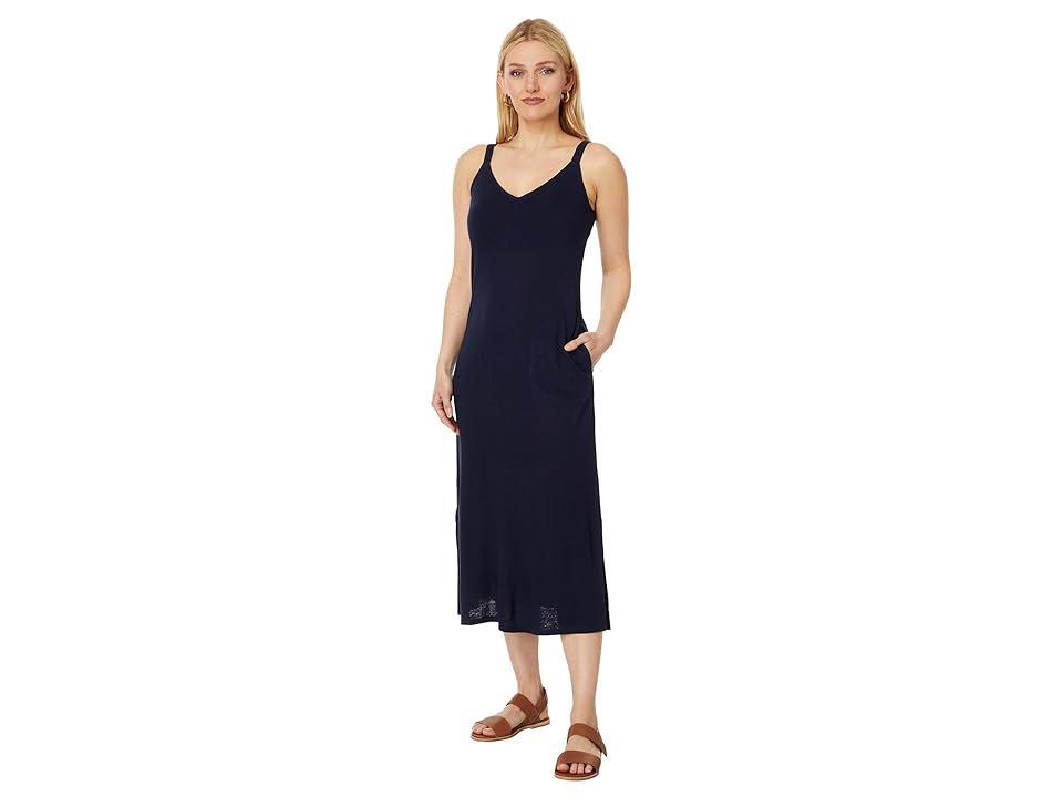 Womens V-Neck Tank Midi-Dress Product Image