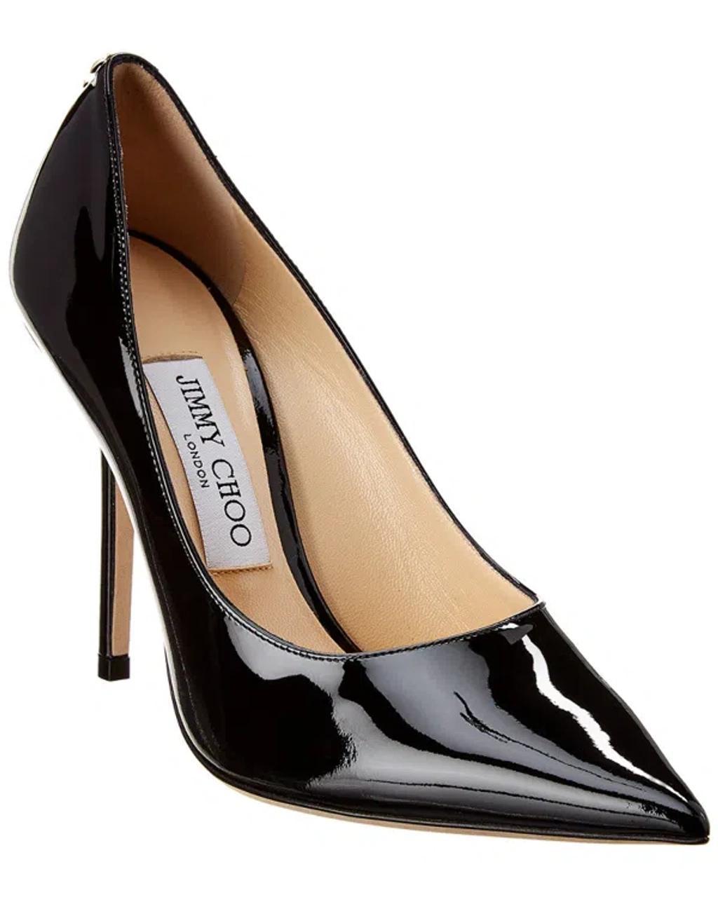 JIMMY CHOO Love 85 Patent Pump In Black Product Image