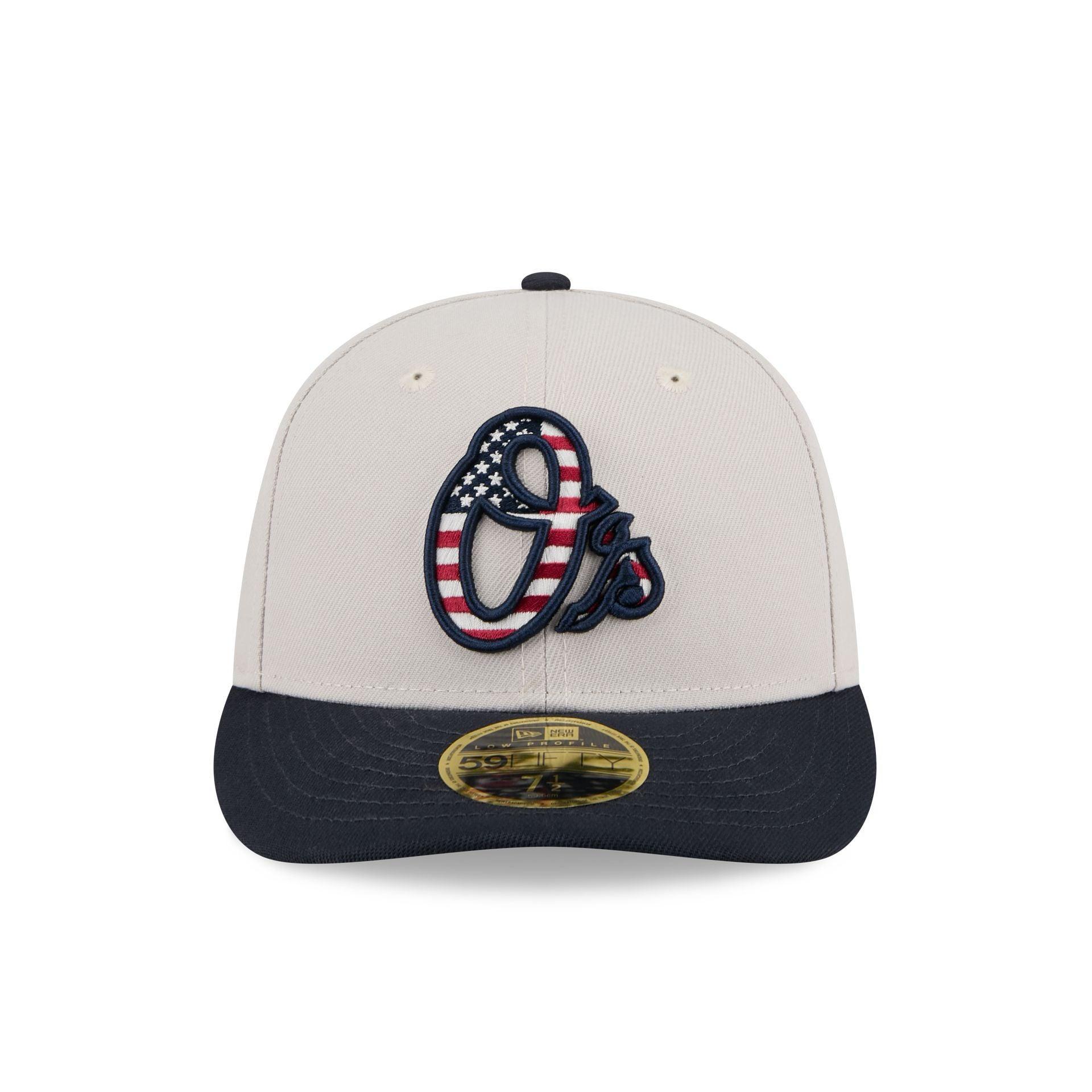 Baltimore Orioles Independence Day 2024 Low Profile 59FIFTY Fitted Hat Male Product Image