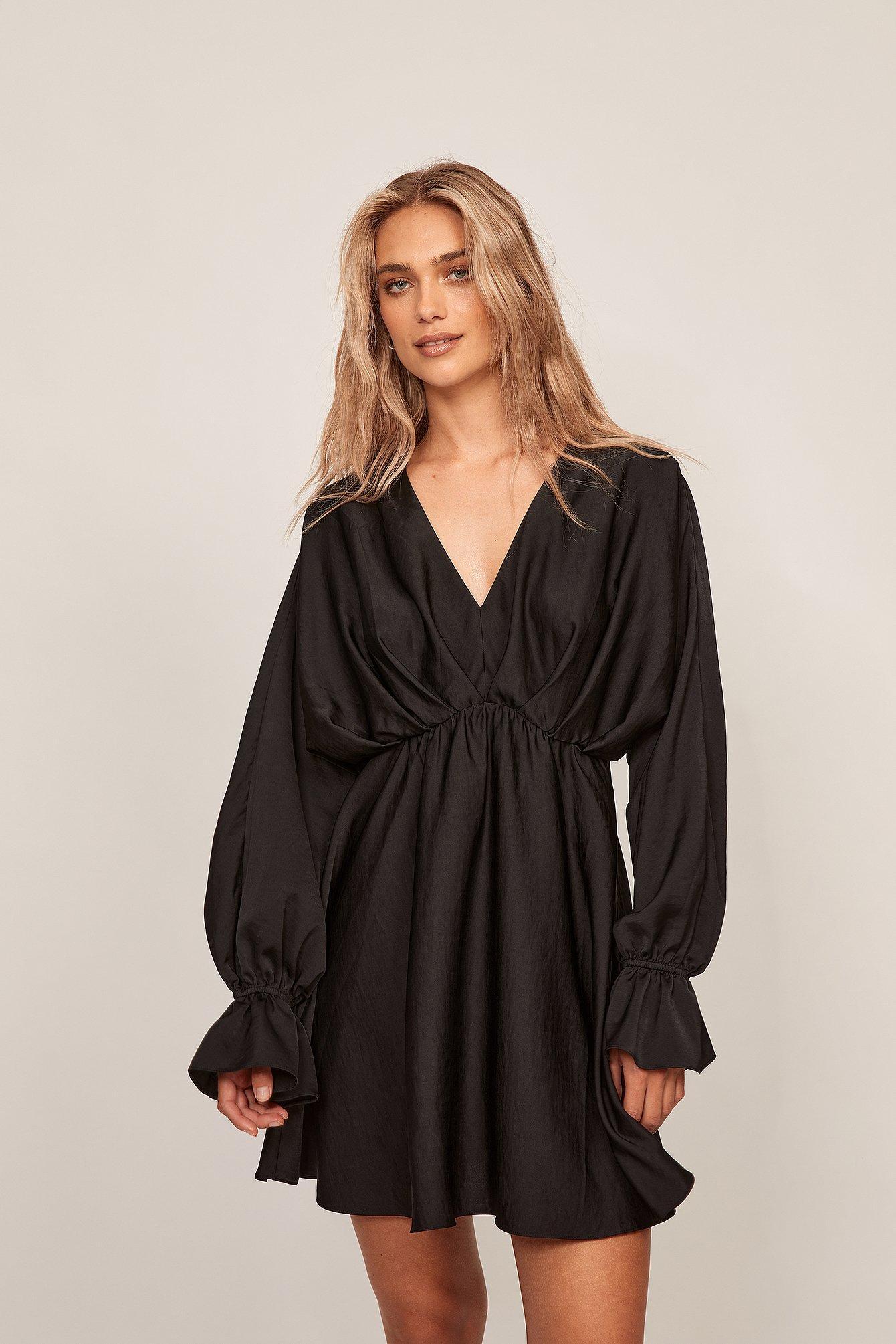 Flowy Mini LS Dress Product Image