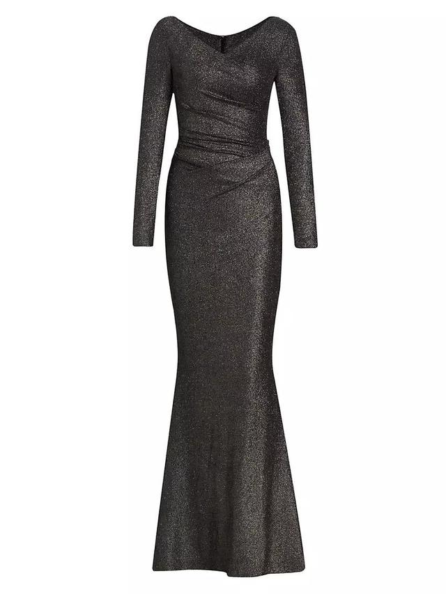 Metallic Jersey Body-Con Gown Product Image