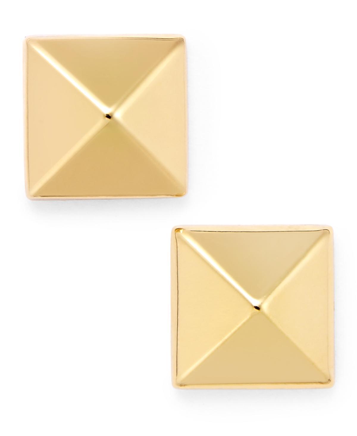 Pyramid Stud Earrings in 14k Gold, White or Rose Gold Product Image