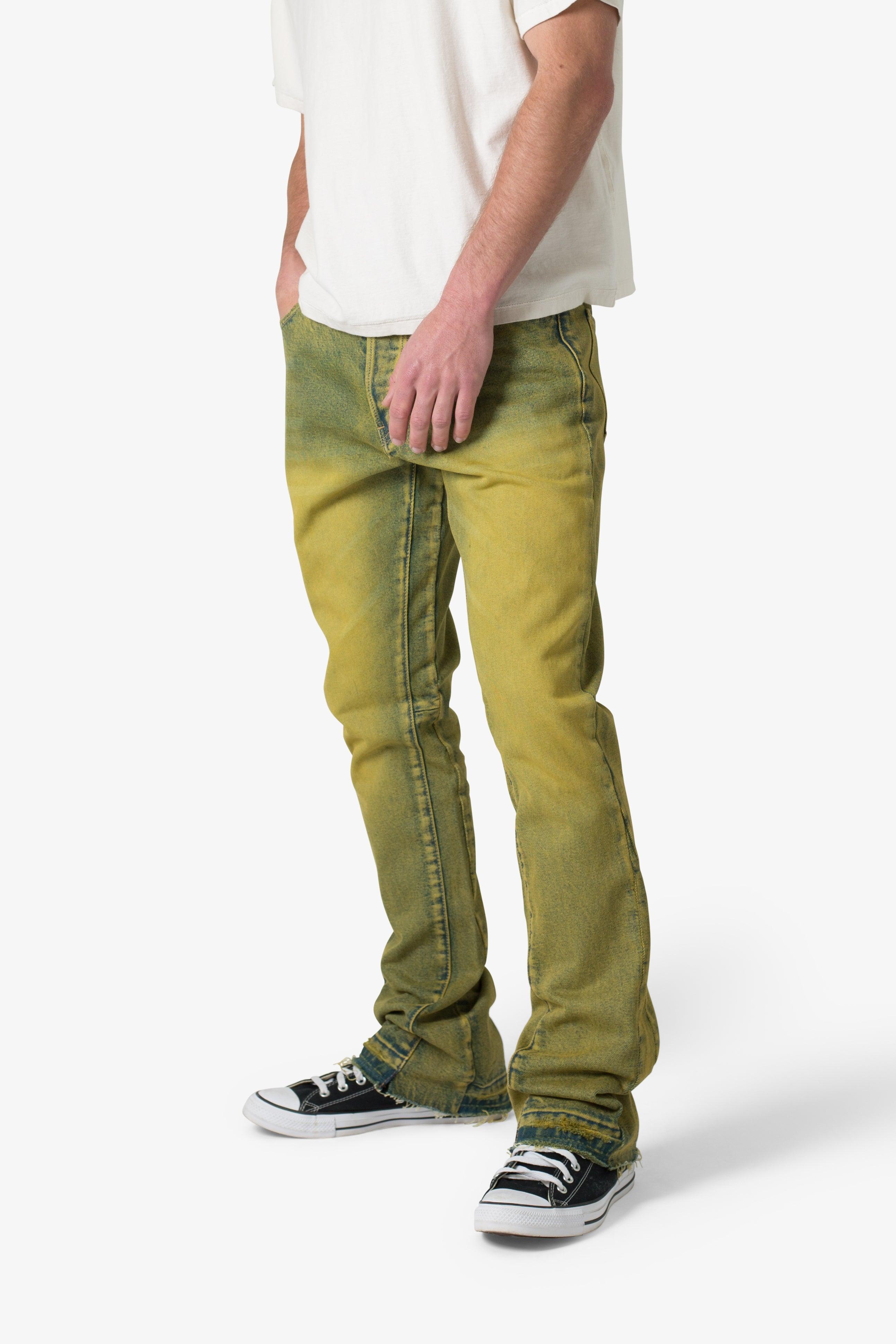 B540 Flare Denim - Olive Product Image