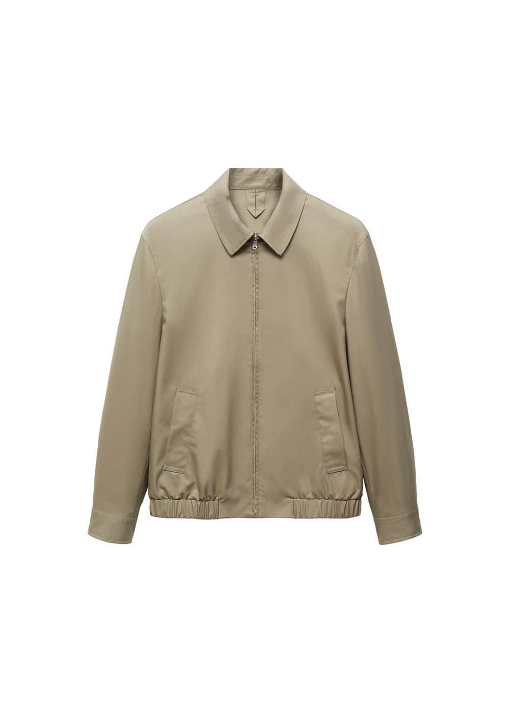 MANGO MAN - Bomber jacket with zip khakiMen Product Image