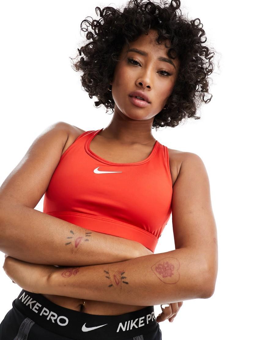 Nike Training mini swoosh medium support sports bra Product Image