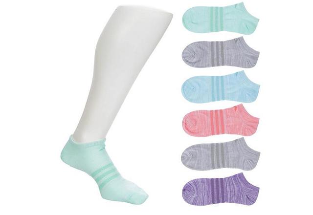 Adidas Womens Superlite No Show Socks 6 Pairs Product Image