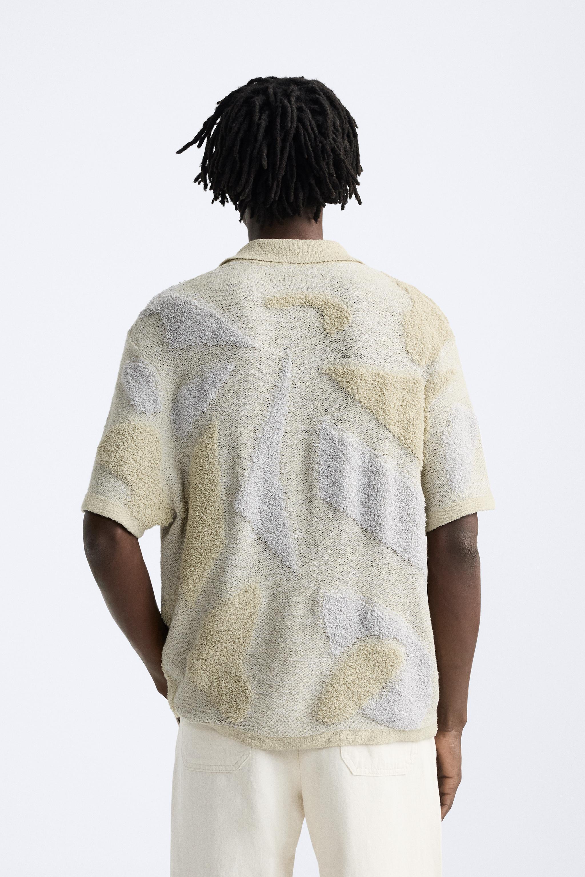 JACQUARD TERRYCLOTH SHIRT Product Image