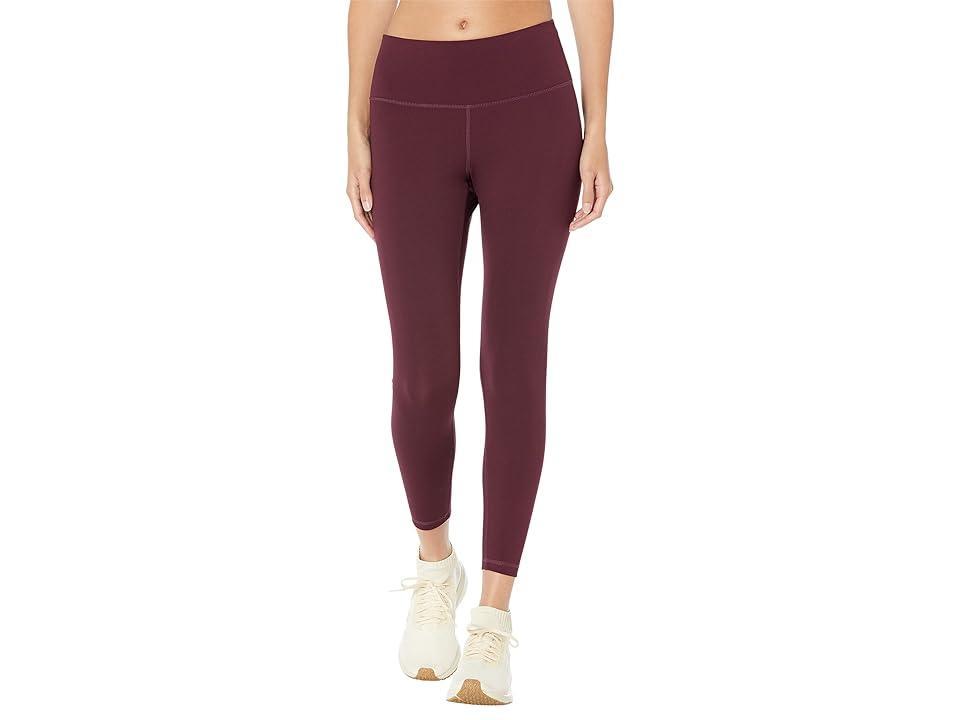 Jockey Active Rib Texture Leggings (Black Cherry) Women's Casual Pants Product Image