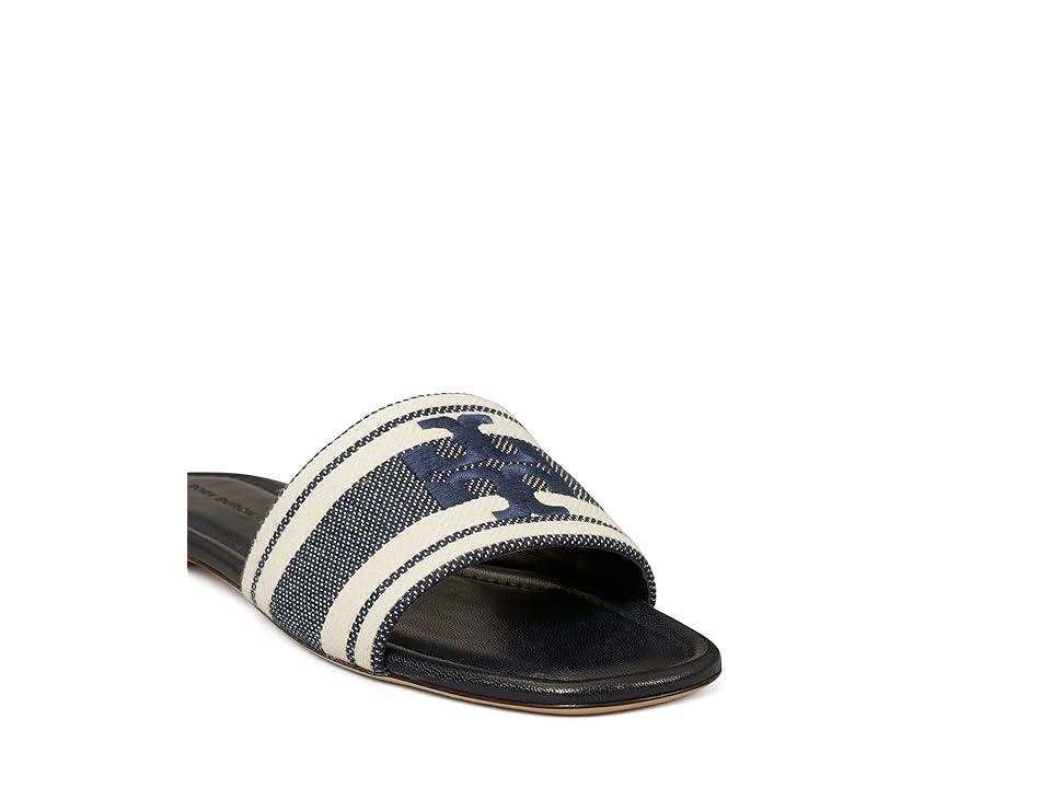 Tory Burch Double T Jacquard Slide Sandal Product Image