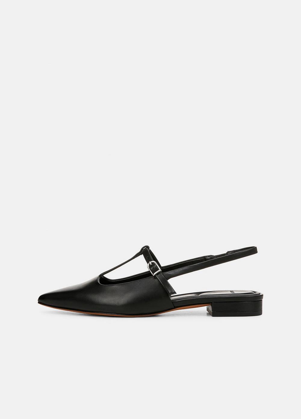 Iliana Leather Slingback Flat Product Image