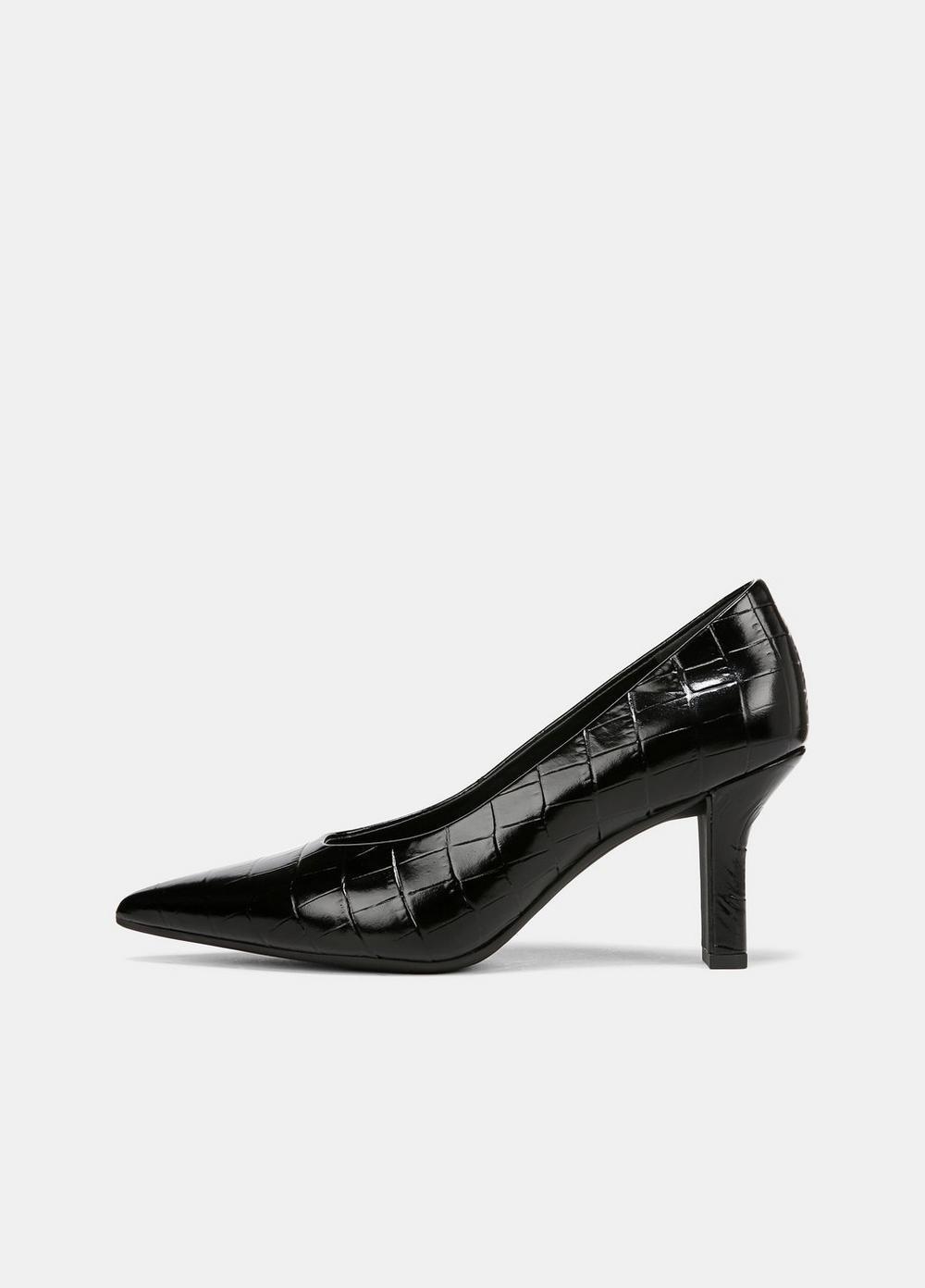 Diane Croc-Embossed Leather Pump Product Image