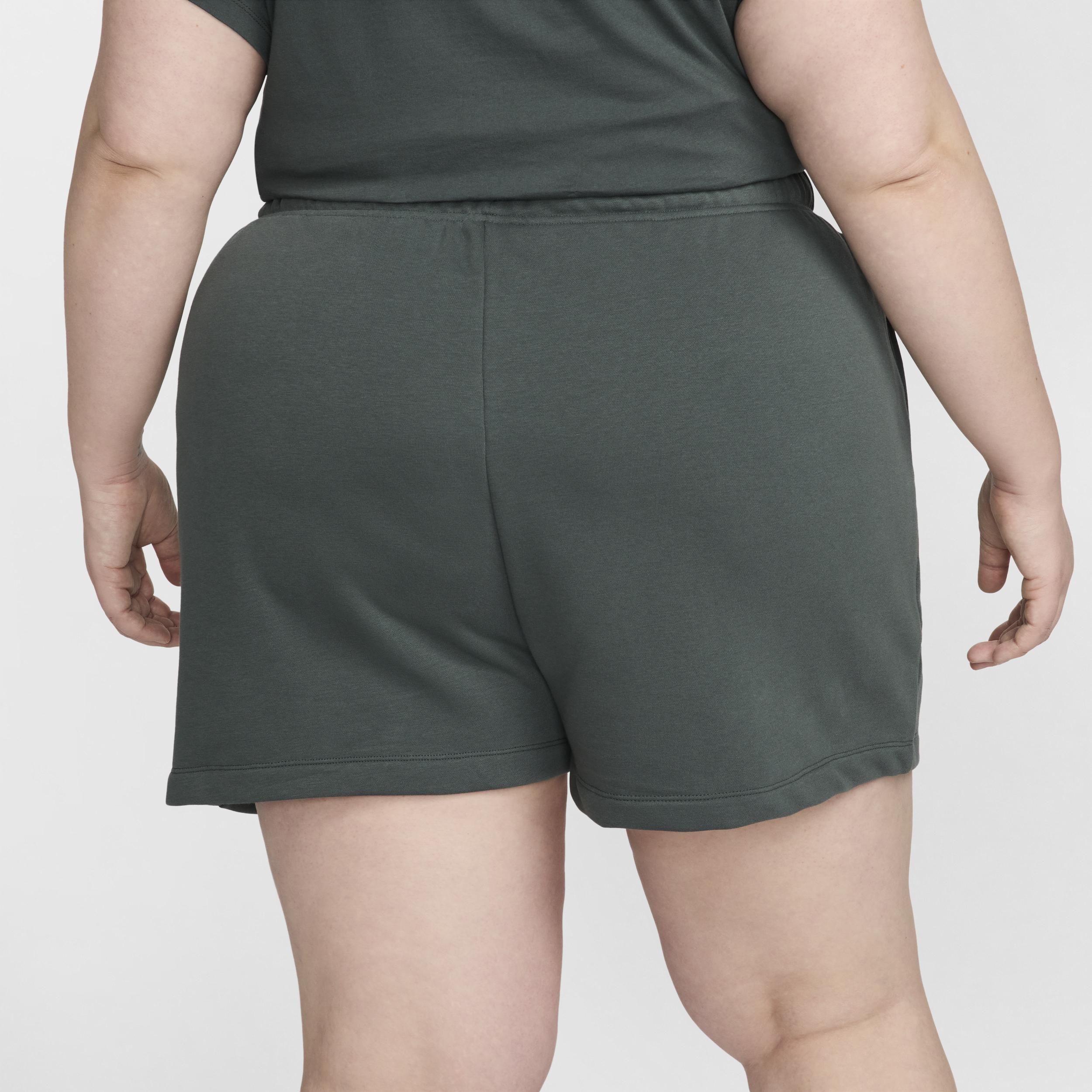 Women's Nike Sportswear Club Fleece Mid-Rise Shorts (Plus Size) Product Image