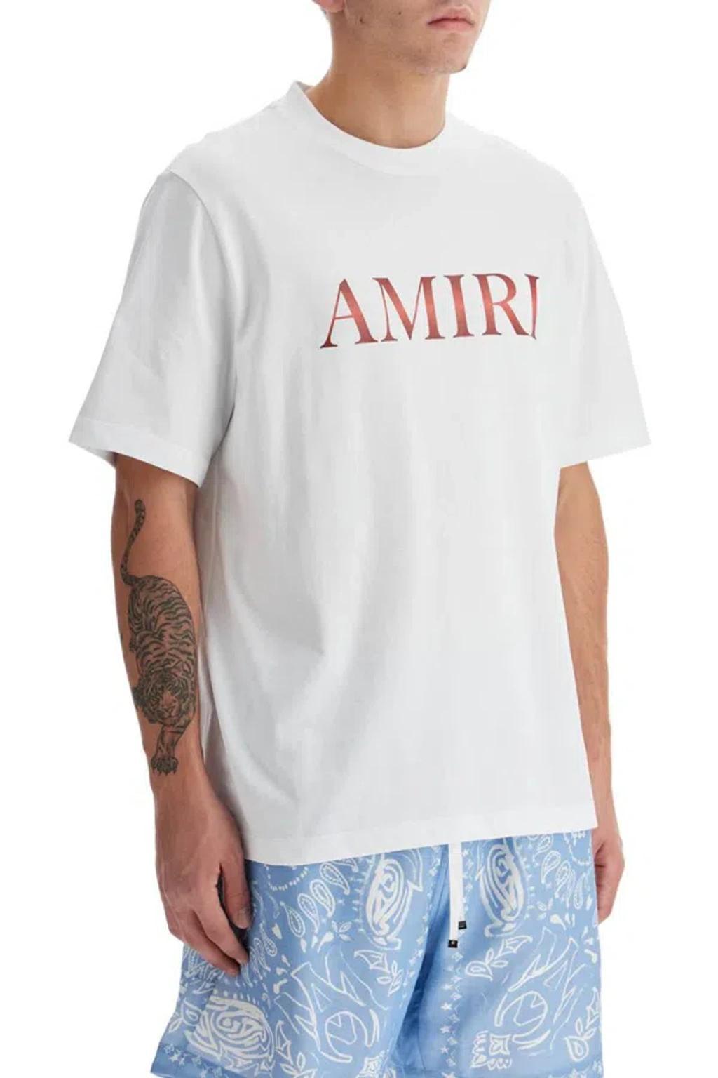 AMIRI T-shirt Core Gradient In White Product Image