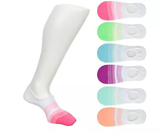 Sof Sole Womens Medium Fade Liner Socks 6 Pairs Product Image