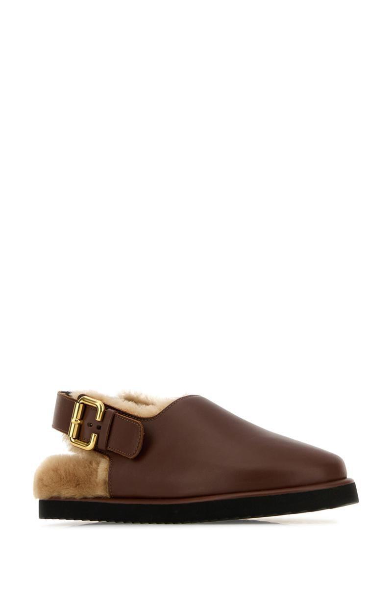 Nil Slippers In Sooty Brown Product Image