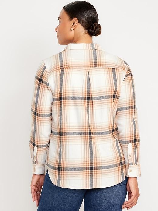 Classic Flannel Button-Down Shirt Product Image