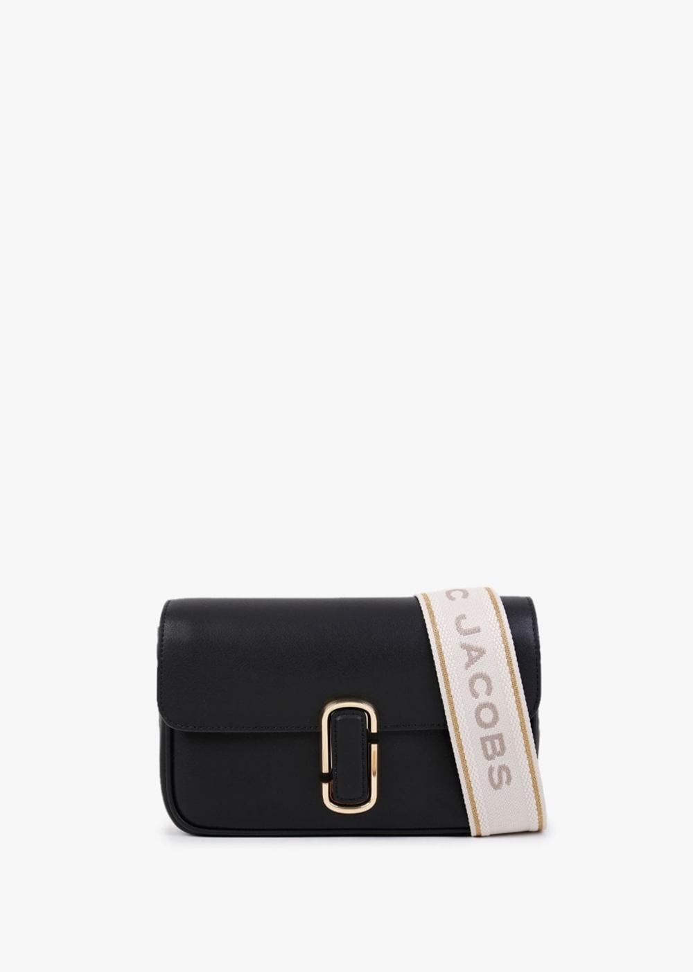 The J Marc Black Leather Shoulder Bag Product Image