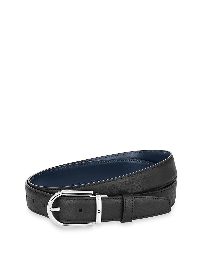 Montblanc Reversible Horseshoe Buckle Leather Belt Product Image