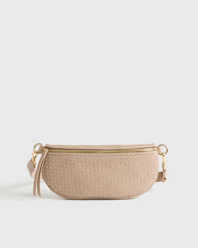 Italian Leather Handwoven Sling Bag Product Image