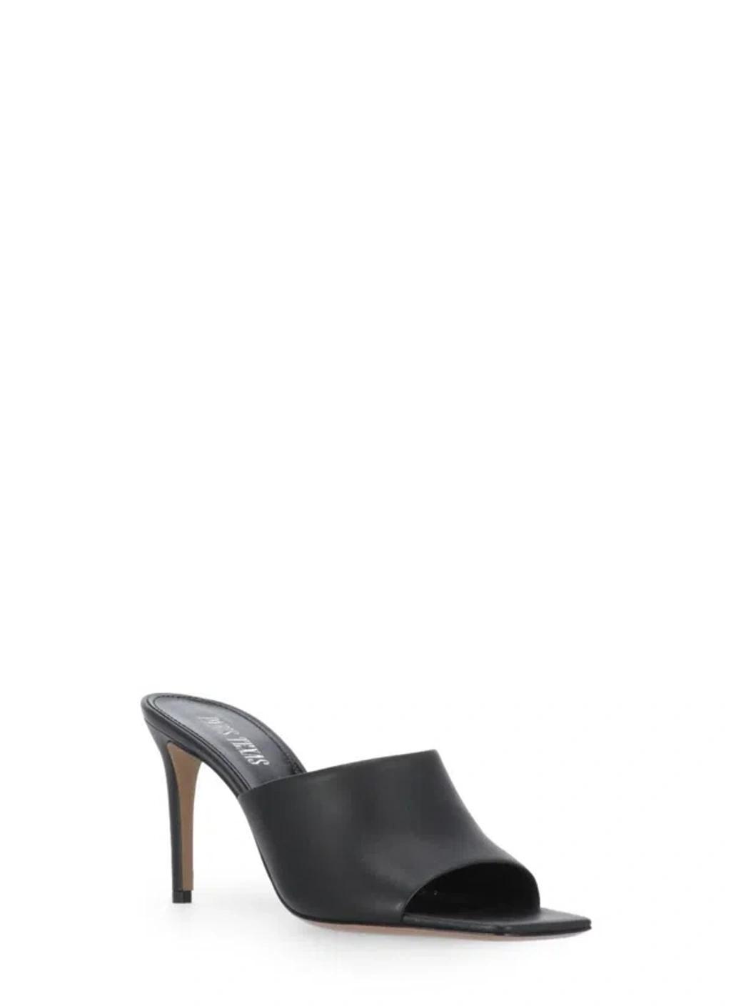 Stiletto Sabot In Black Product Image