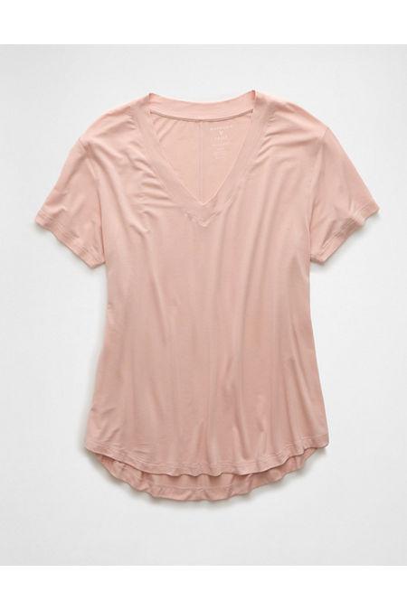 AE Soft Sexy Oversized V-Neck T-Shirt Women's Product Image