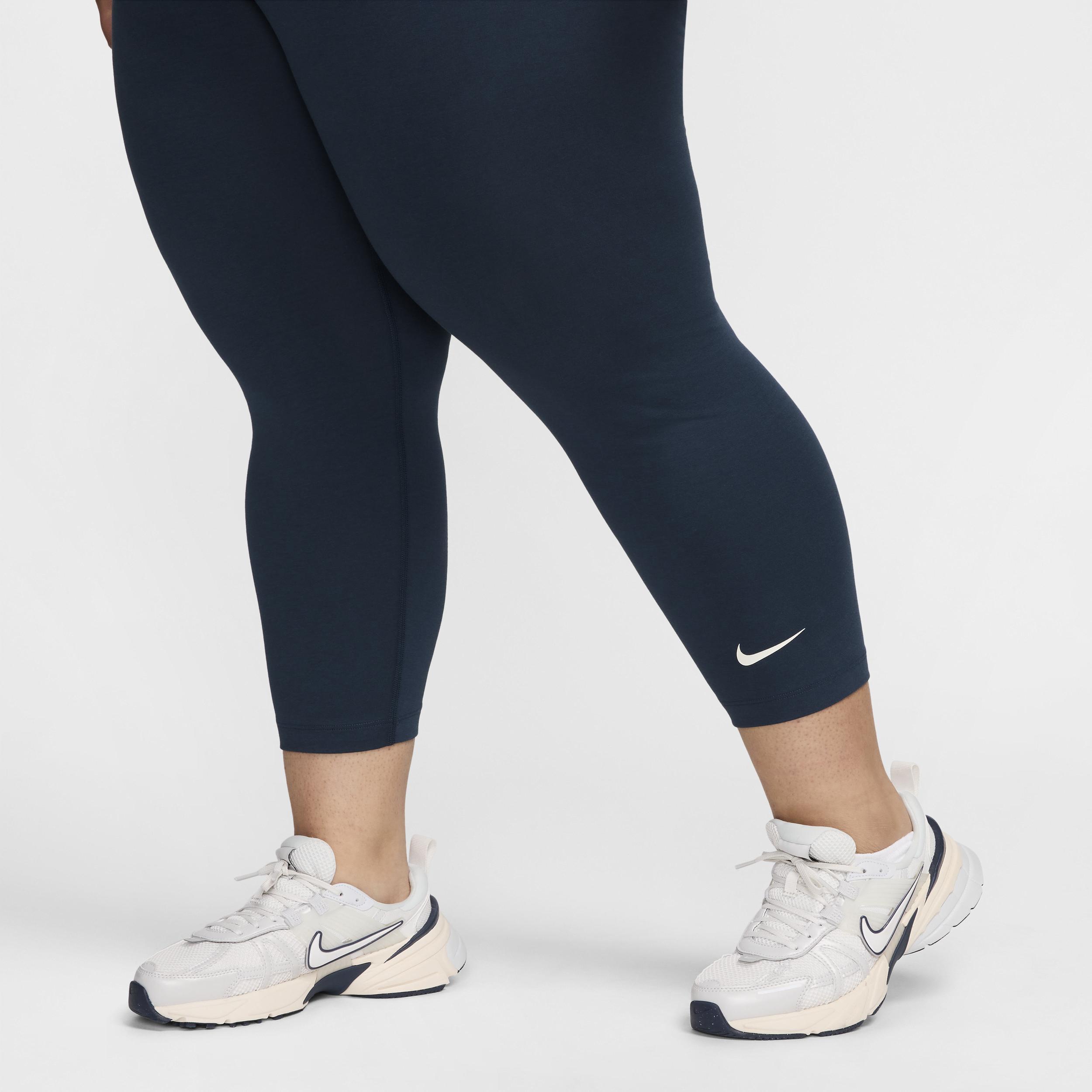 Plus Size Nike Sportswear Classics High Waisted 7/8 Leggings, Womens Armory Blue Product Image