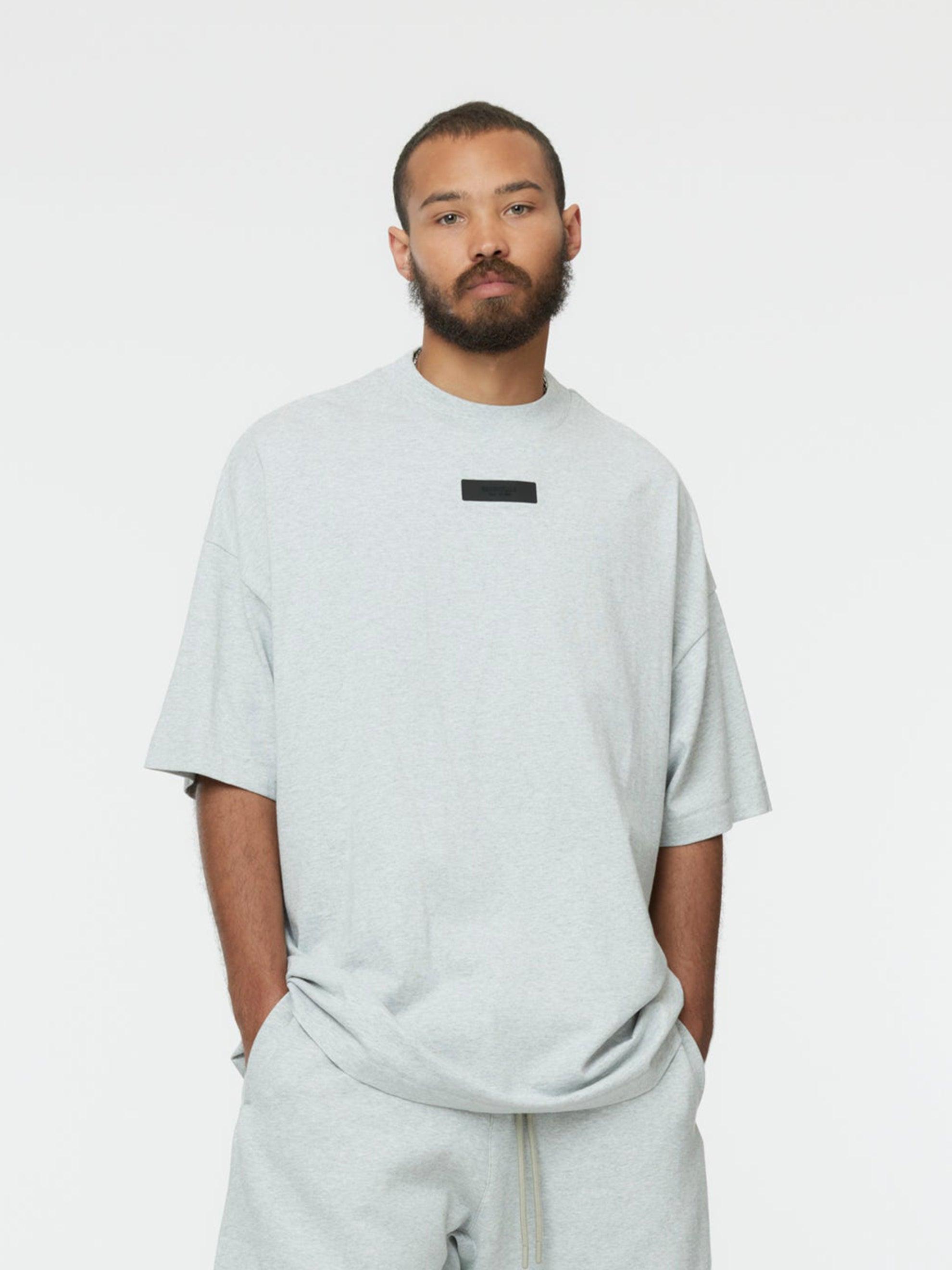 Crewneck T-Shirt S24 (Light Heather Grey) Product Image