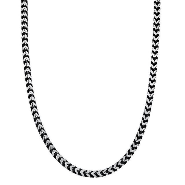 Mens LYNX Two Tone Stainless Steel Chain Necklace Product Image