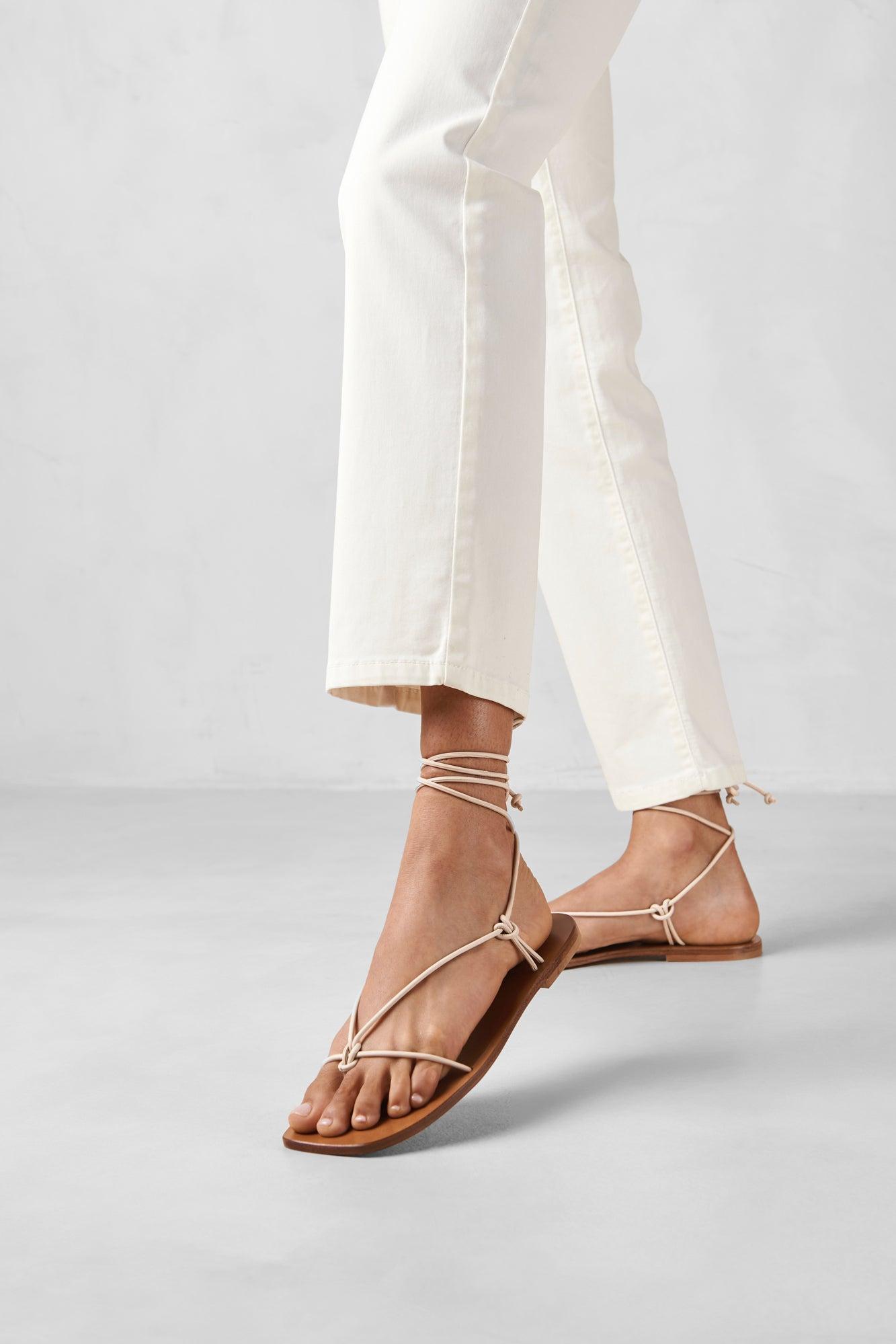 Alohas Misty Sandal - Cream Product Image