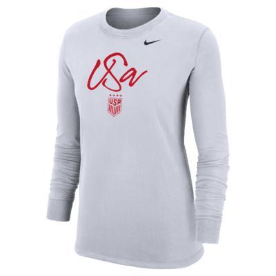 USWNT Women's Nike Soccer Long-Sleeve T-Shirt Product Image