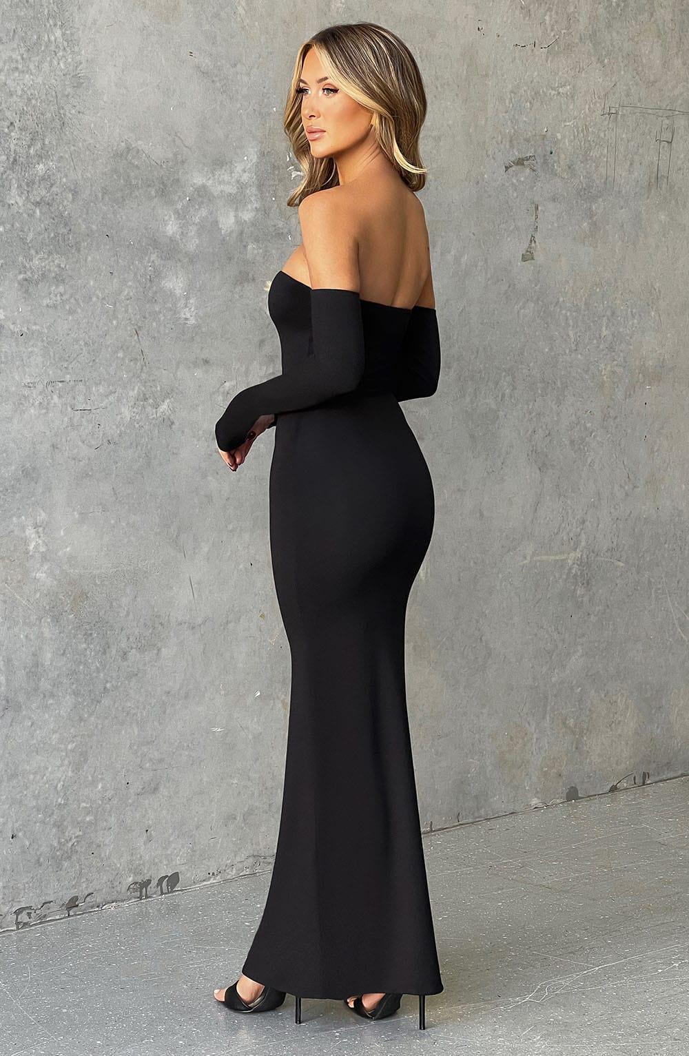 Daphne Maxi Dress - Jet Black Product Image