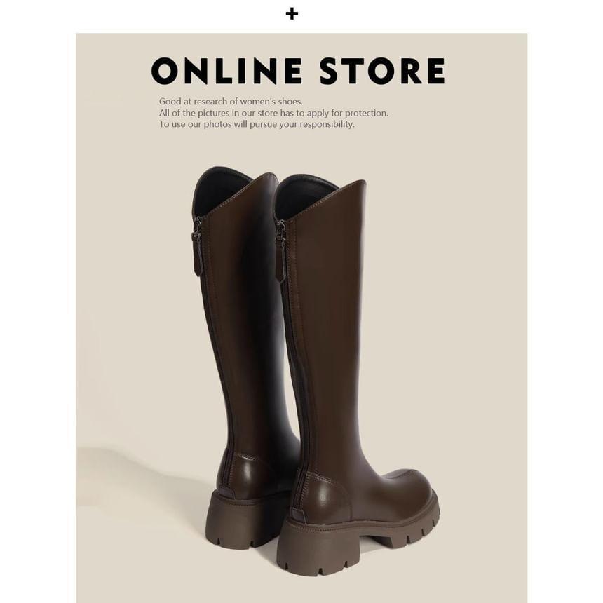 Platform Knee High Boots product image