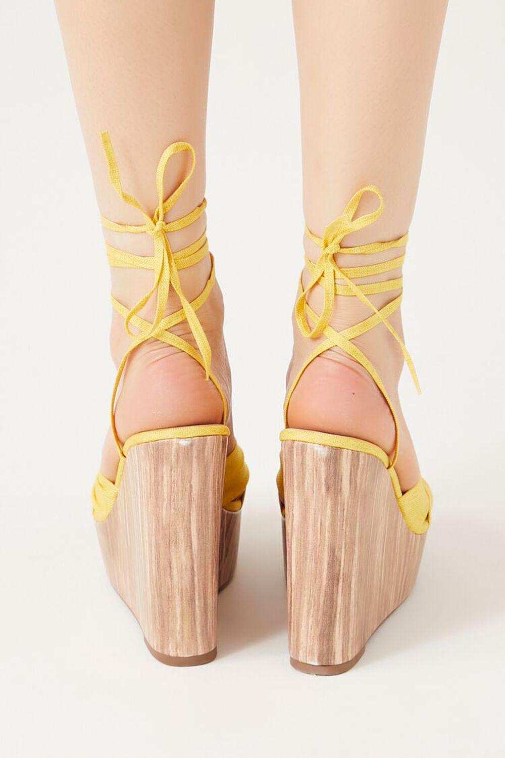 Lace-Up Platform Wedges | Forever 21 Product Image