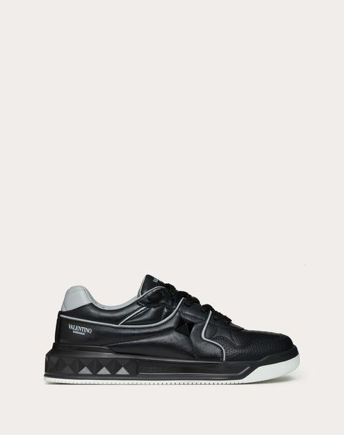 ONE STUD LOW-TOP NAPPA SNEAKER  Product Image