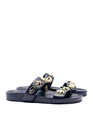 Larroude Womens Madison Studded Slide Sandals Product Image