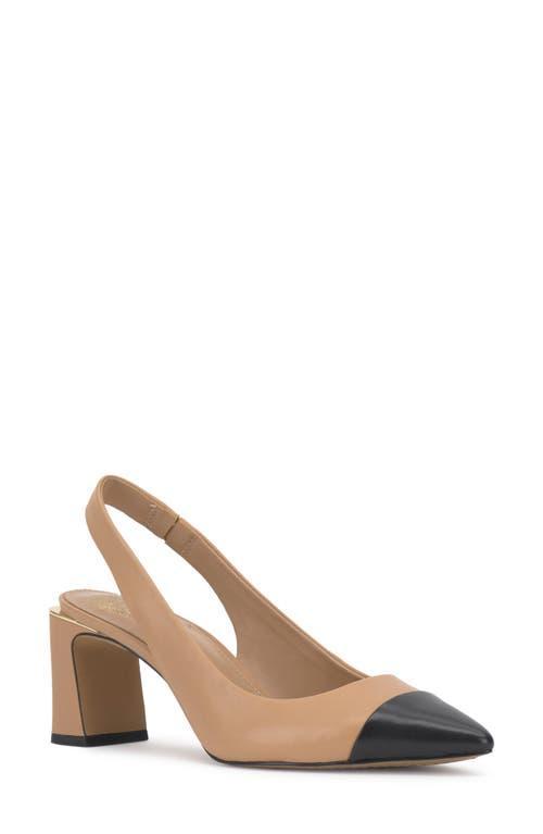 Vince Camuto Hamden Slingback Pointed Cap Toe Pump Product Image