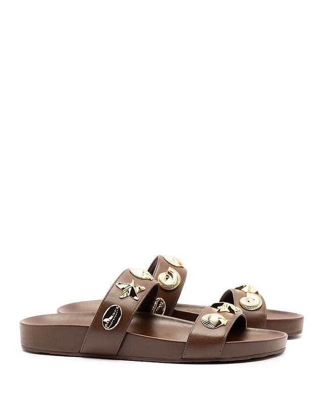 Larroude Womens Madison Studded Slide Sandals Product Image