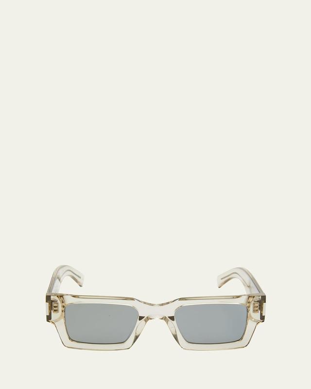 Semi-Transparent Square Acetate Sunglasses Product Image