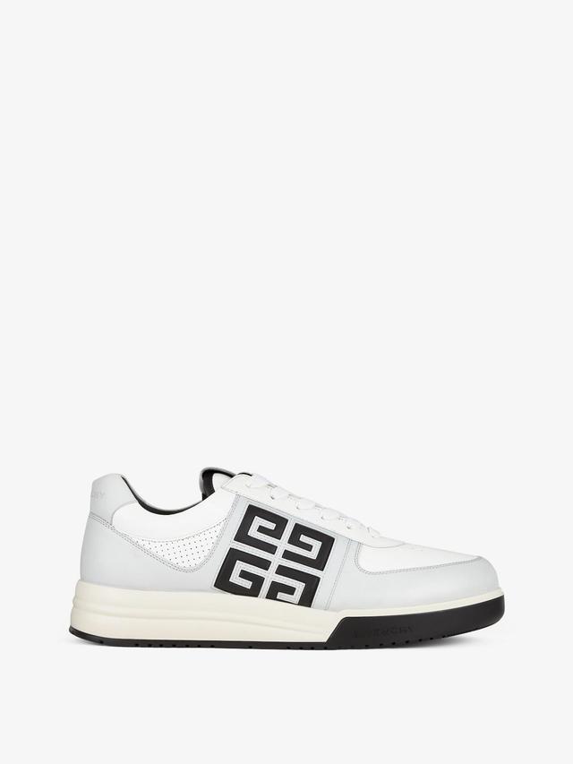 G4 sneakers in leather and perforated leather Product Image