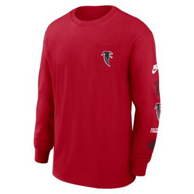 Atlanta Falcons Rewind Max90 Pocket Men's Nike NFL Long-Sleeve T-Shirt Product Image